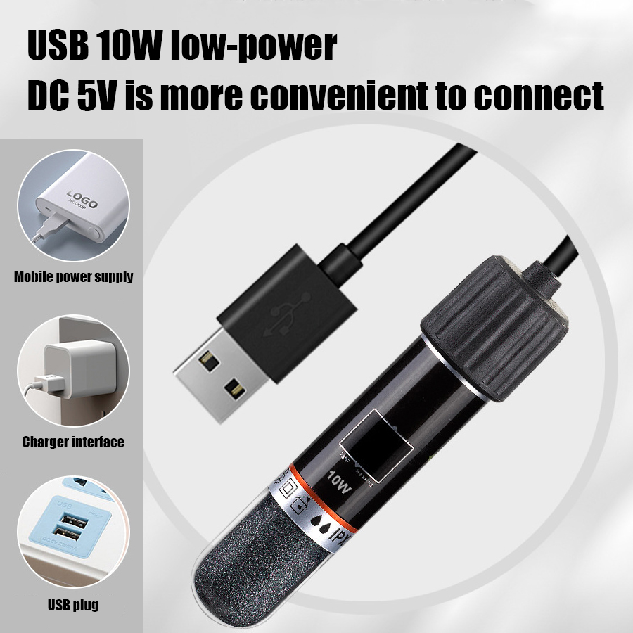 USB Mini Aquarium Heating Rod  - Fish Tank Heater 评论和价格