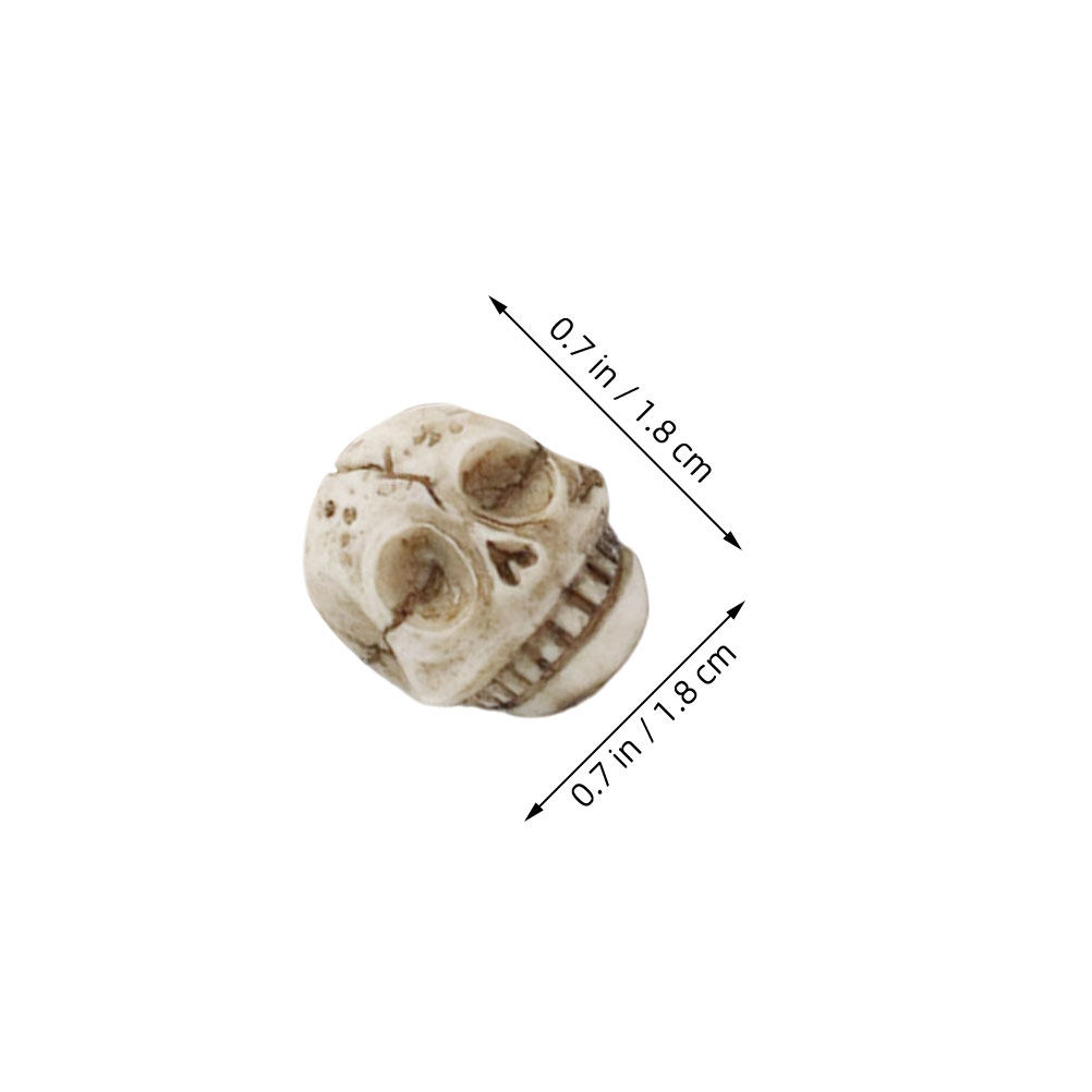 20Pcs Resin Smiling Skull Deco - Aquarium Decor 评论和价格