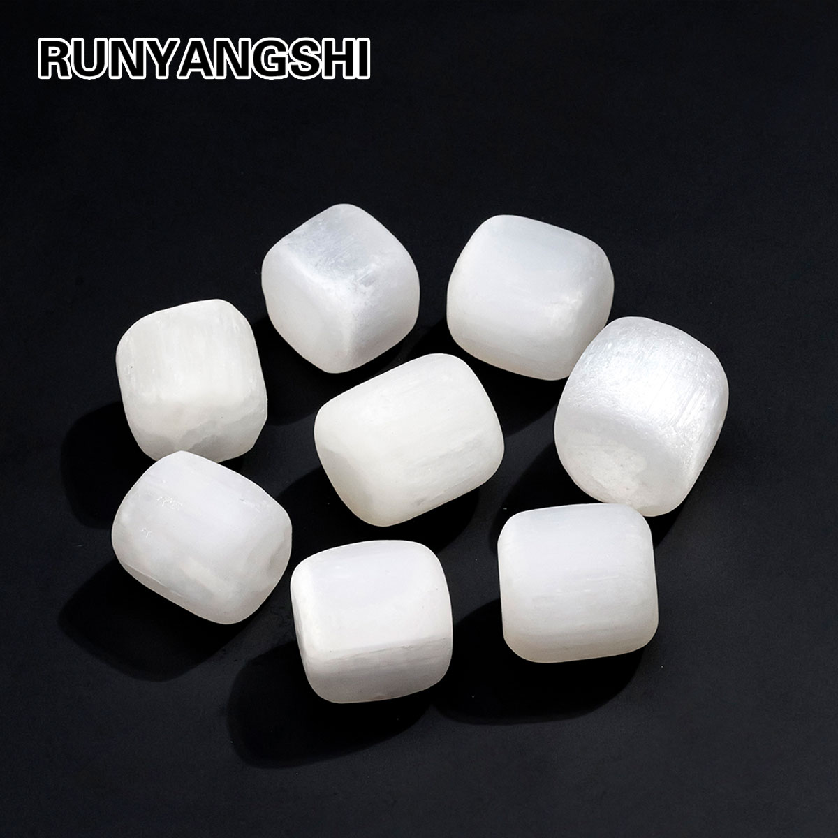 1pc Natural Selenite Rolling S - Fish Tank Gravel 评论和价格