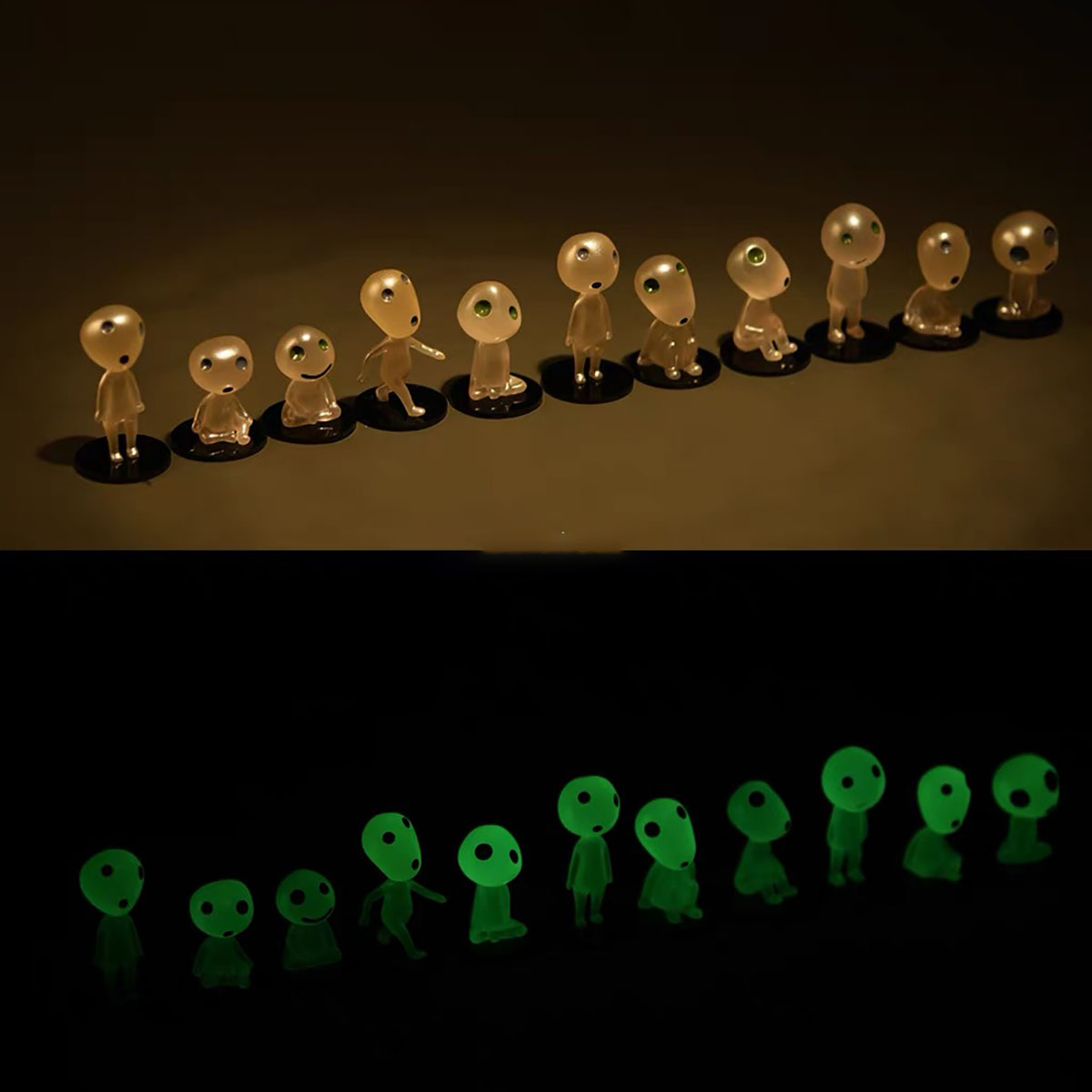 10Pcs Luminous Elves Mini Figu - Fish Aquarium Home 评论和价格