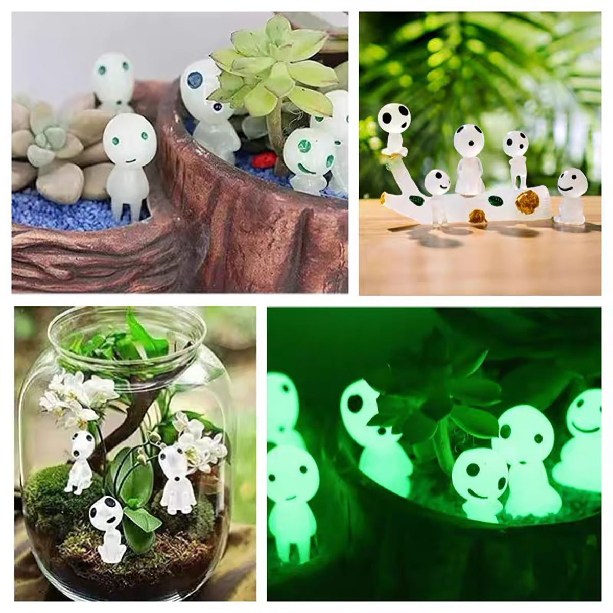 10Pcs Luminous Elves Mini Figu - Fish Aquarium Home 评论和价格