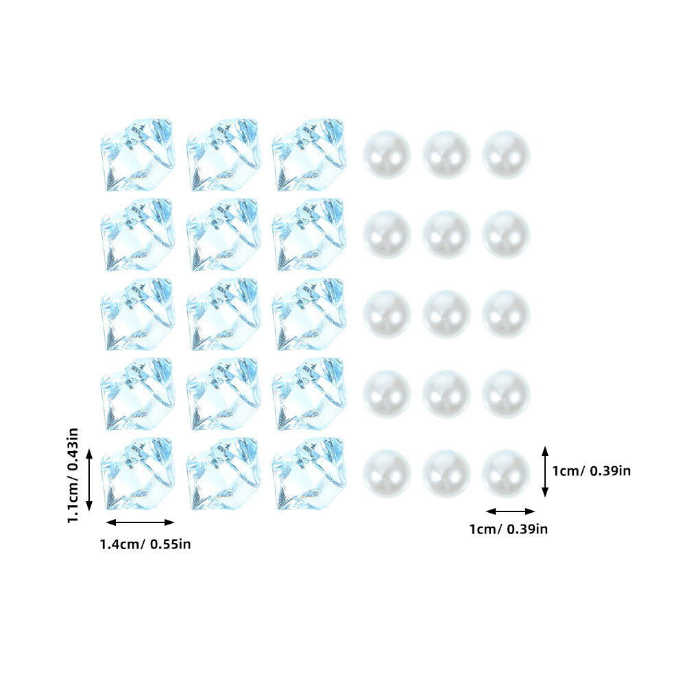 1Set Blue Crushed Plastic Bead - Aquarium Decor 评论和价格