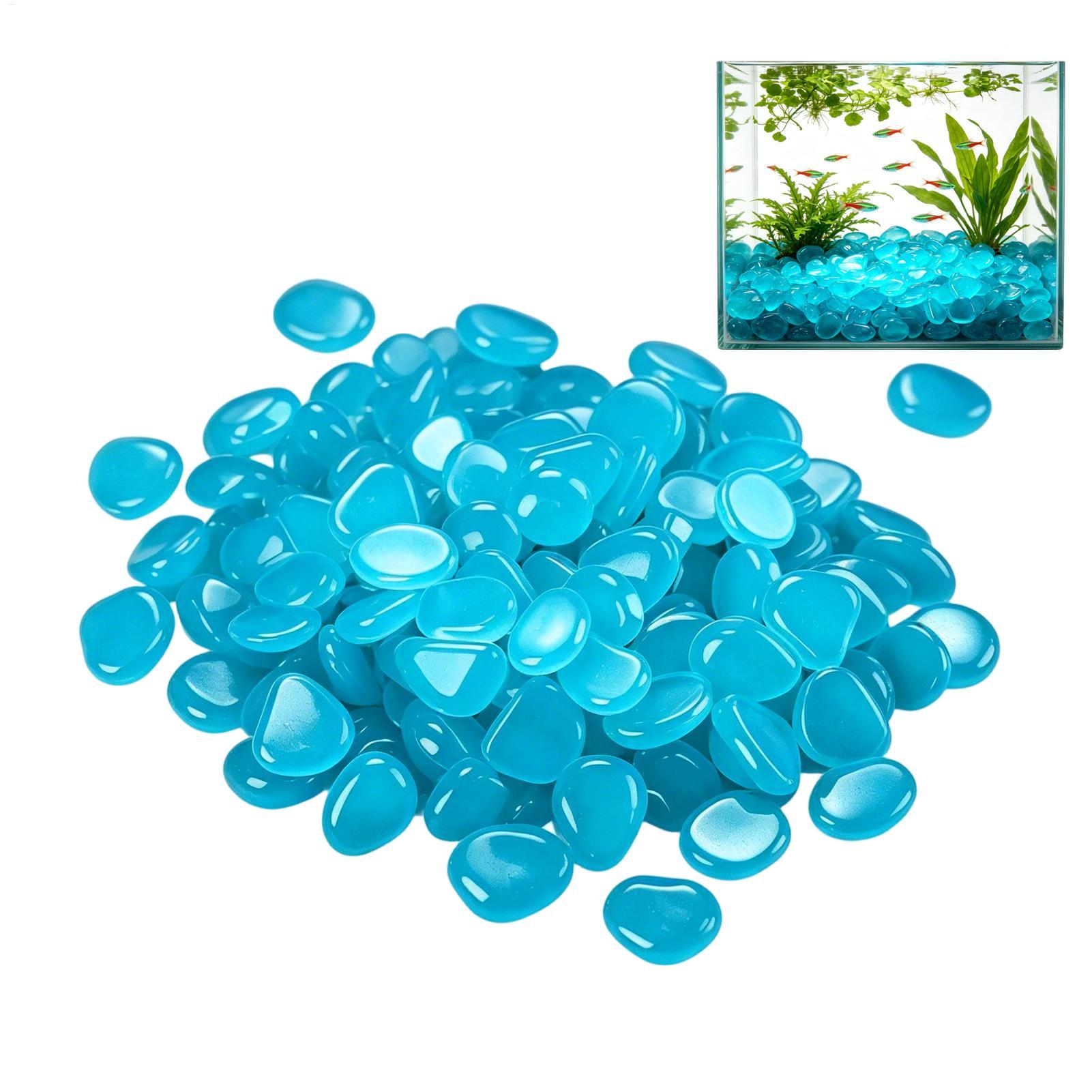 300Pcs Luminous Rock Stone Res - Fish Tank Gravel 评论和价格