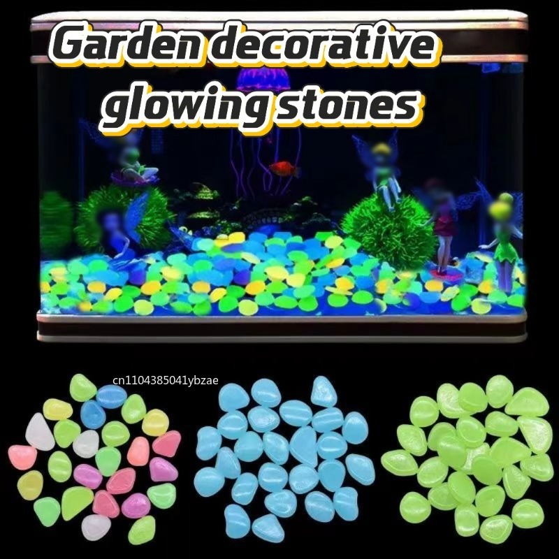 100-1000 Pcs Luminous Rock, St - Fish Tank Gravel 评论和价格