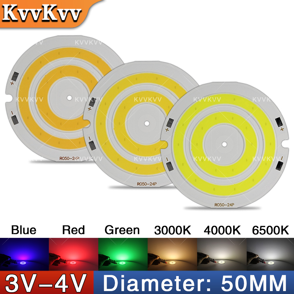 3V 4V Round COB LED Lamp Parts - Aquarium Light 评论和价格