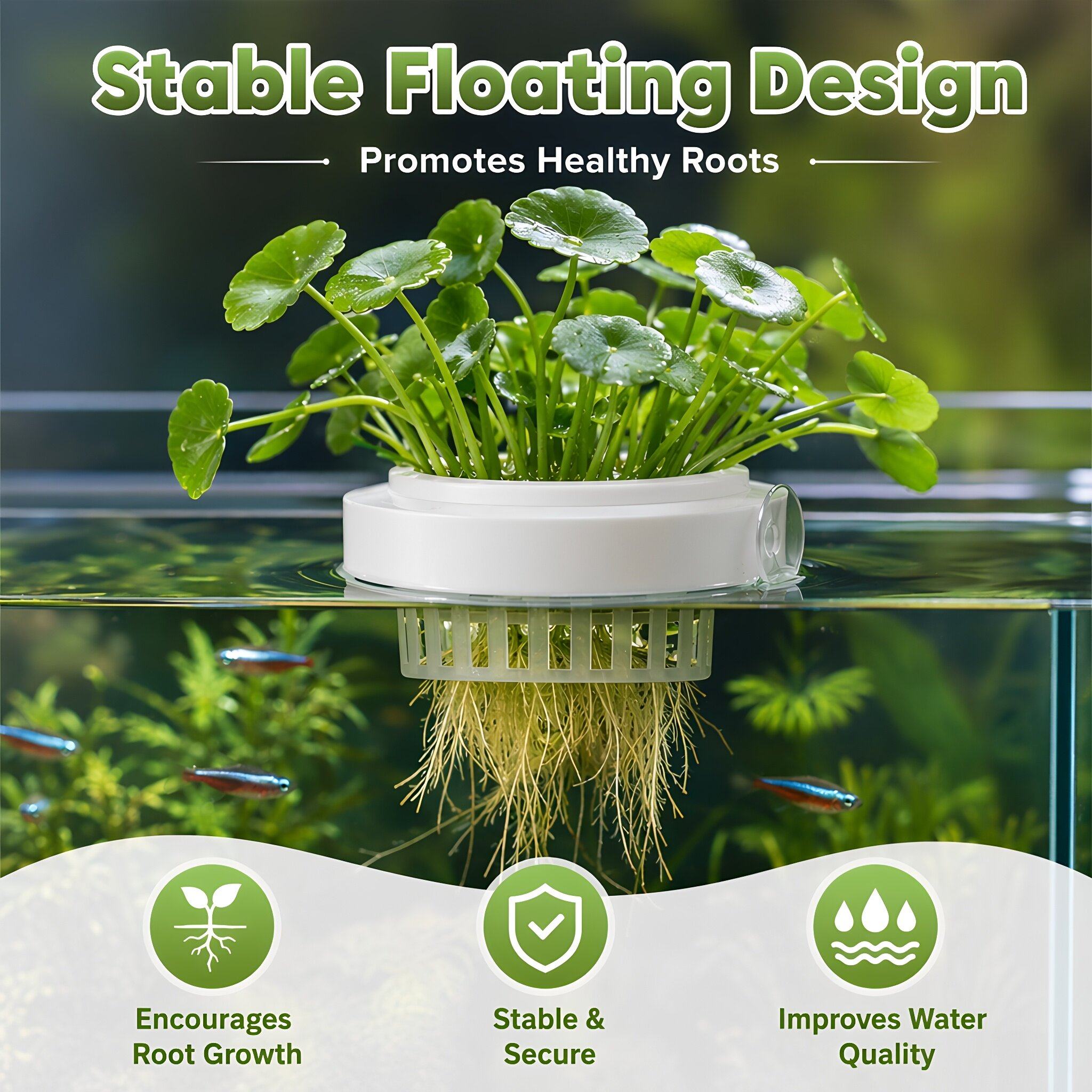 4pcs Floating Aquarium Plant B - Aquarium Plants 评论和价格