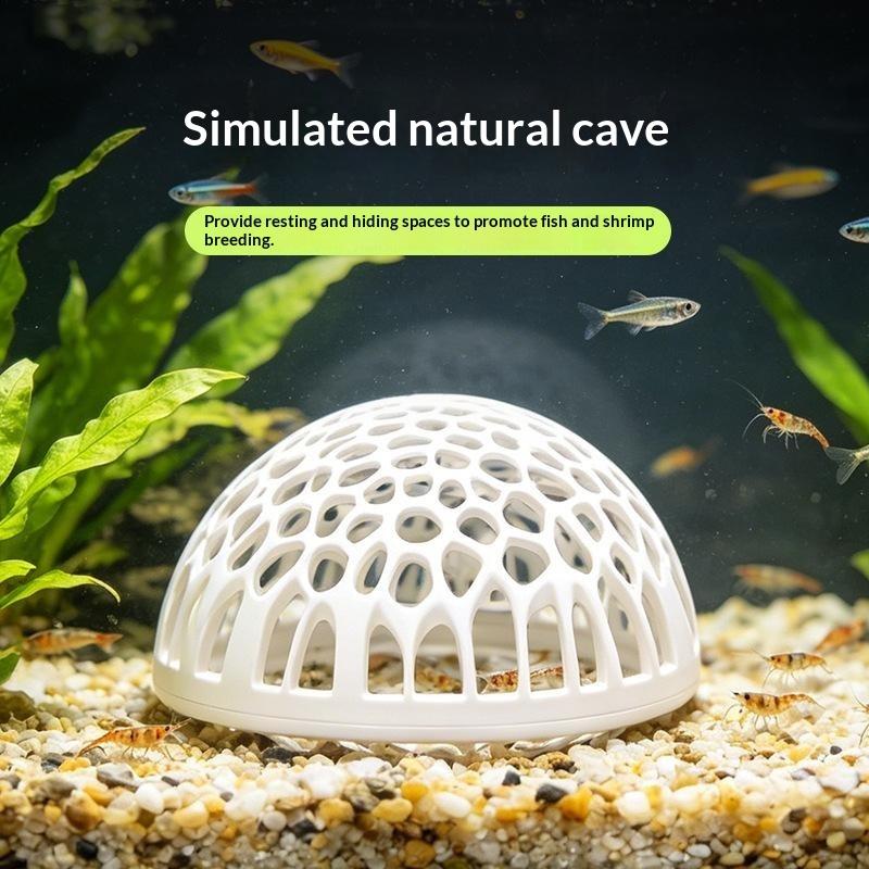 New Aquarium shrimp house Cave - Betta Fish Tank 评论和价格