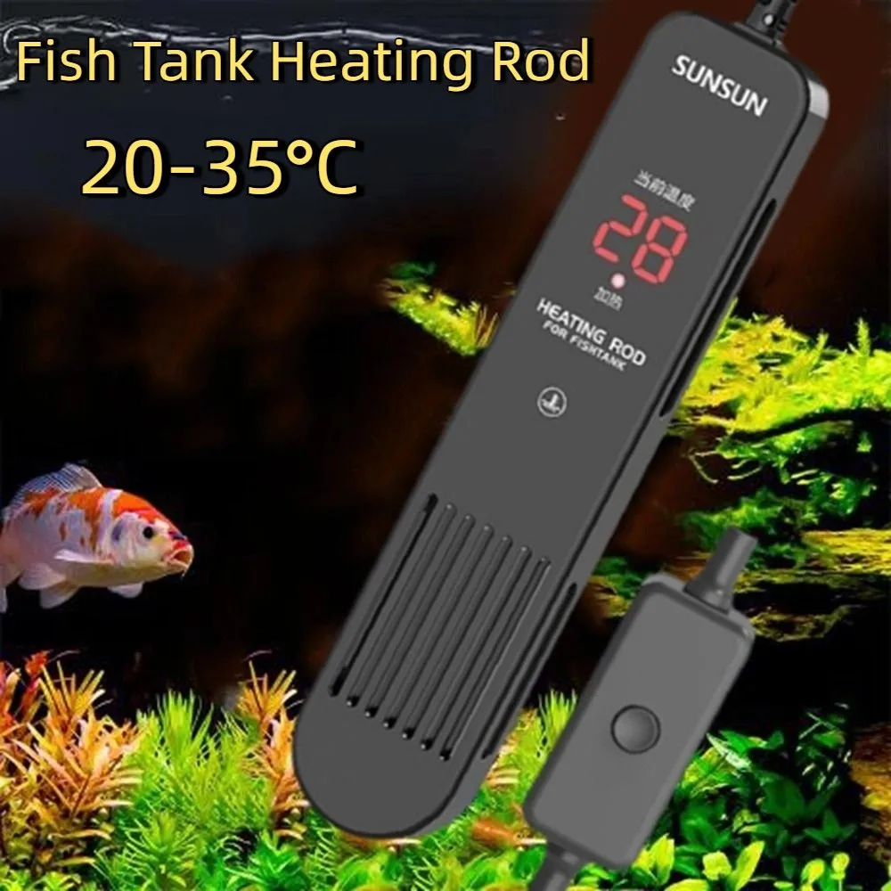 LCD Display 20-35°C Digital Fi - Fish Tank Heater 评论和价格